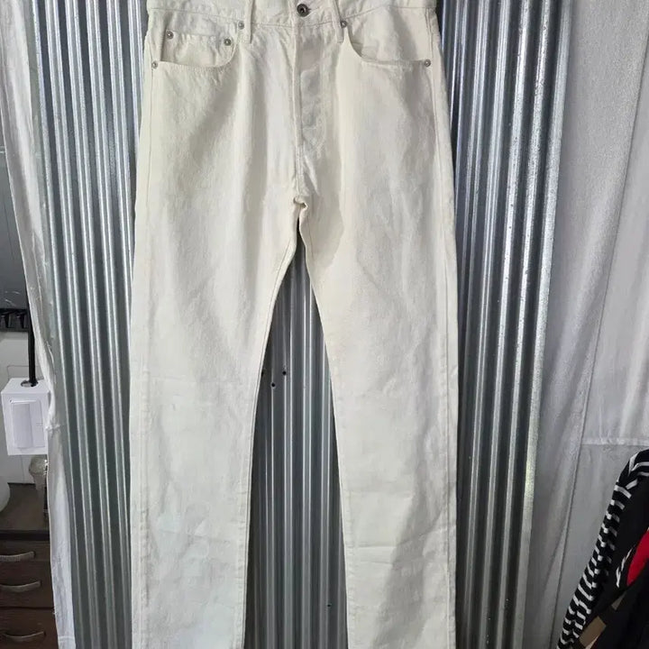 [BUNJANG] Uniqlo Denim Pants Ivory / S 유니클로 데님 팬츠 아이보리