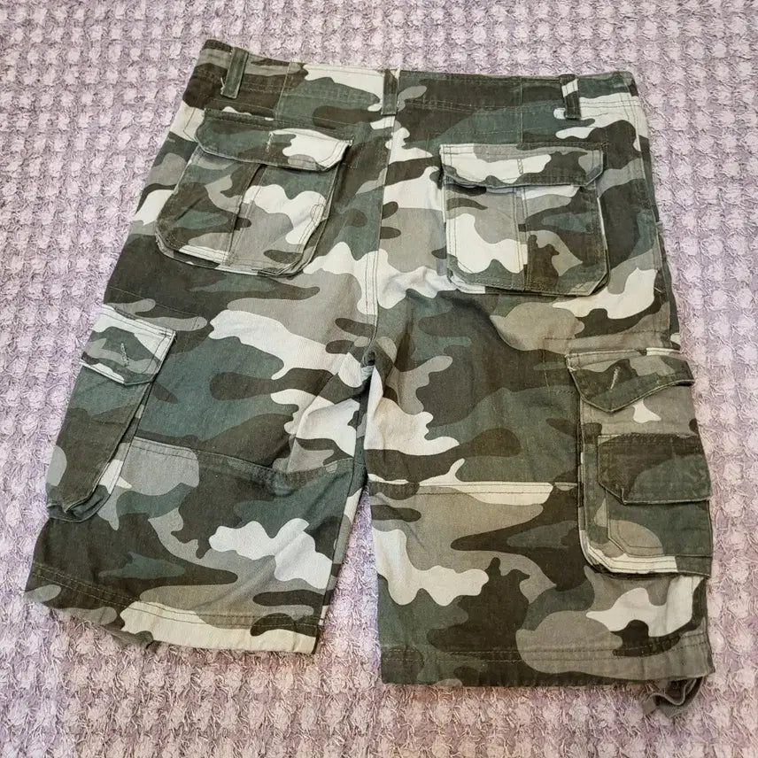 [BUNJANG] Military Cargo Shorts / 밀리터리 카고반바지