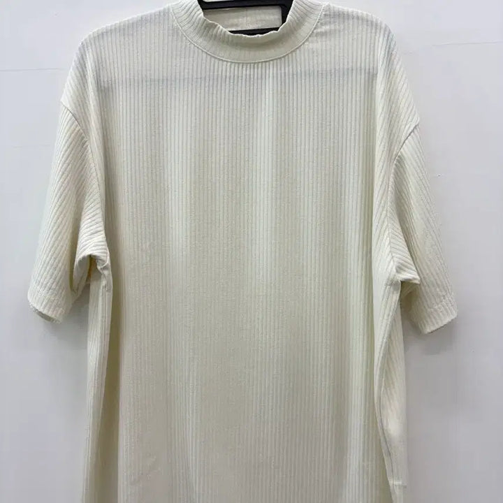[BUNJANG] INSILENCE Mock Neck Short Sleeve T-Shirt Ivory L / 인사일런스 모크넥 반팔 티셔츠