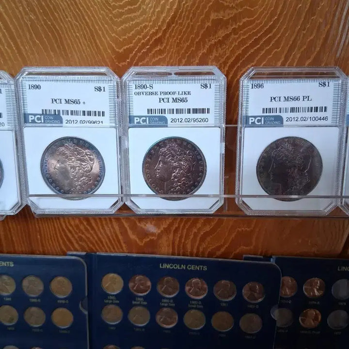 [BUNJANG] Morgan Dollar Coins (1883-O, 1884-O) - PCI Graded MS65+ / PCI 모건달러 1883-O MS65+ / 1884-O MS65+ / 1
