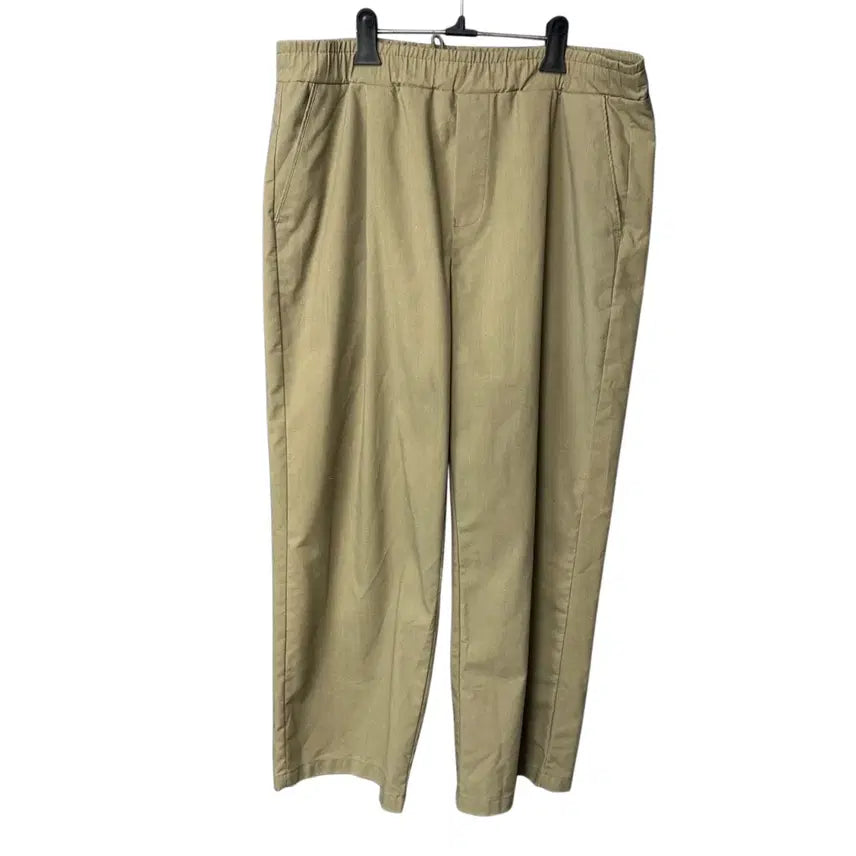 [BUNJANG] La Fête Store Beige Linen Banding Pants / L 라퍼지스토어 베이지 밴딩 린넨 팬츠