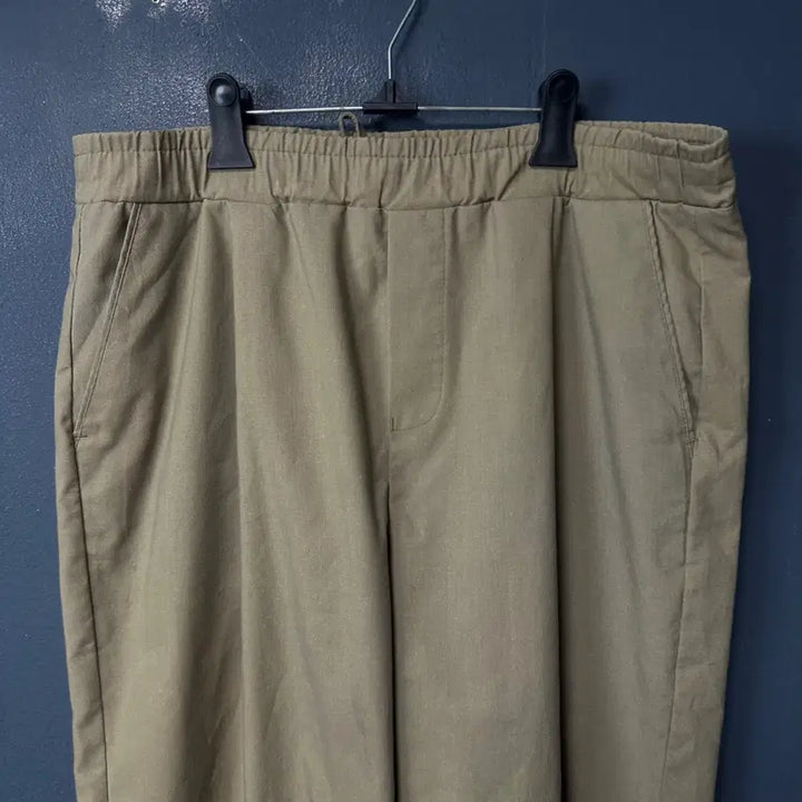 [BUNJANG] La Fête Store Beige Linen Banding Pants / L 라퍼지스토어 베이지 밴딩 린넨 팬츠