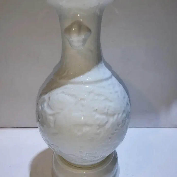 [BUNJANG] Chinese Celadon Porcelain Vase with Dragon Design / 첨백유 양이병