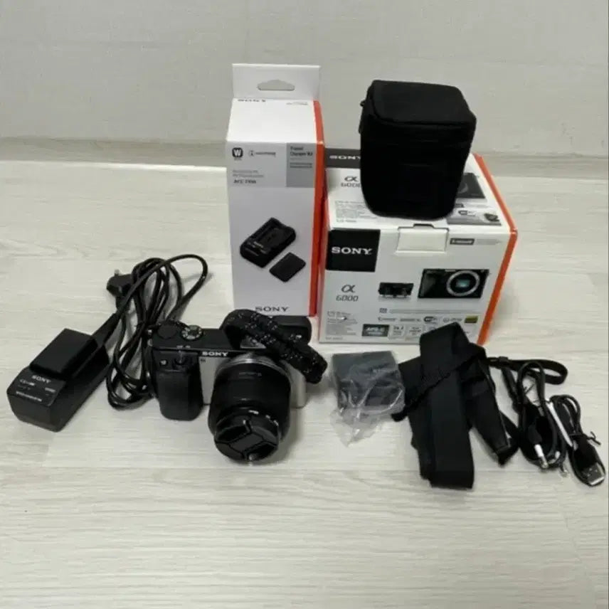 [BUNJANG] Sony a6000 Mirrorless Camera with Sigma 30mm f/2.8 Lens Kit / 소니 a6000 + 시그마 30mm f2.8
