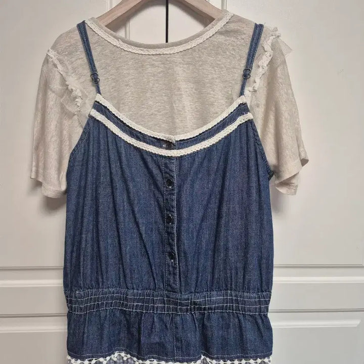 [BUNJANG] Custom Reform Set - T-Shirt, Long Vest, Overalls Dress / 리폼 세트일괄