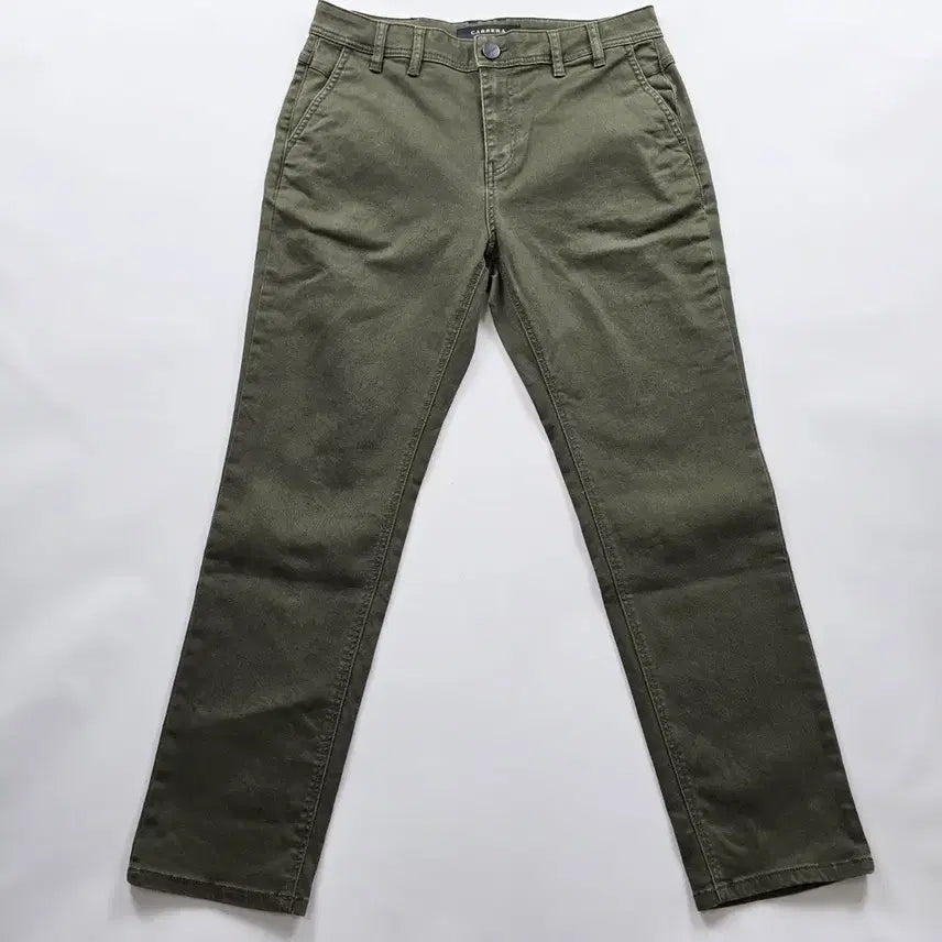 [BUNJANG] Carrera Khaki Stretch Casual Denim Jeans Size 34 / 카레라 청바지 카키 스판 캐주얼 데님 사이즈34 R6198