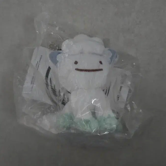 [BUNJANG] Ditto Transformation Alolan Vulpix Plush Keychain / 변신메타몽 알로라 식스테일 인형키링