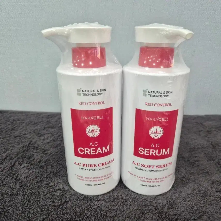 [BUNJANG] Haracell A.C Pure Cream &amp; Soft Serum Set / 하라셀(무료배송)A.C퓨어크림,세럼