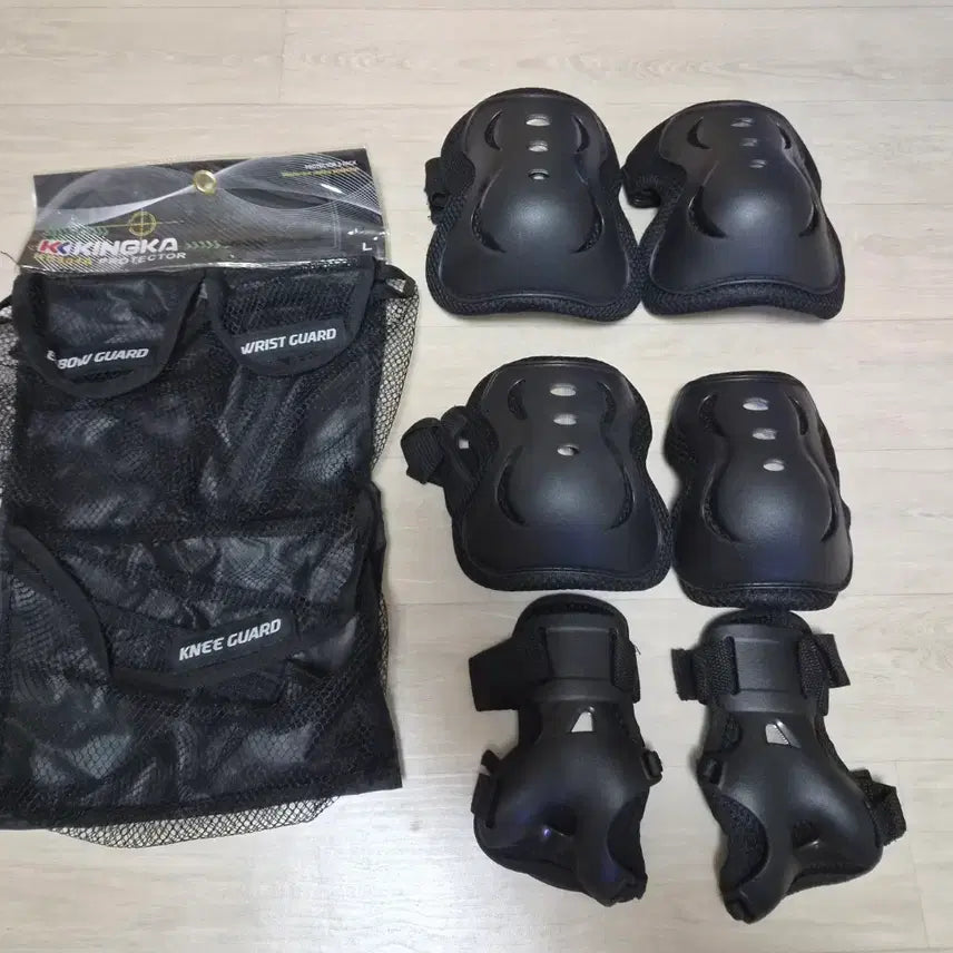 [BUNJANG] Adult Inline Skating Protective Gear Set - Knee, Elbow, Wrist / 인라인 보호대 성인용.자전거 보호대.무릎 팔꿈치 손목