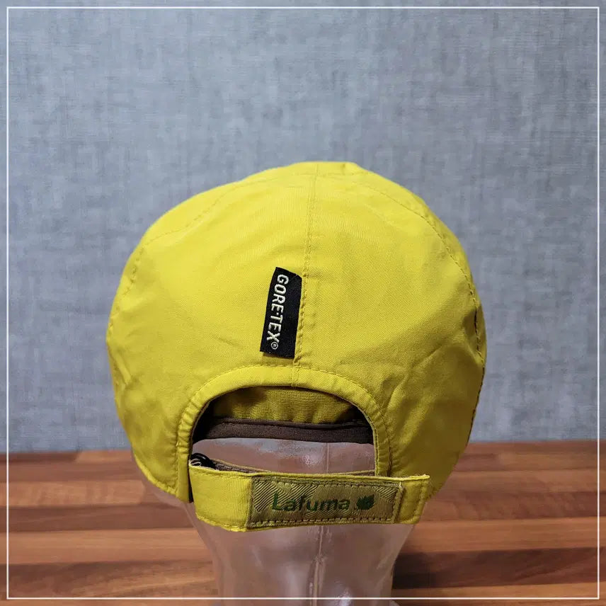 [BUNJANG] Lafuma Gore-Tex Mustard Cap 58 / @170. 라푸마 겨자 고어텍스 볼캡 58