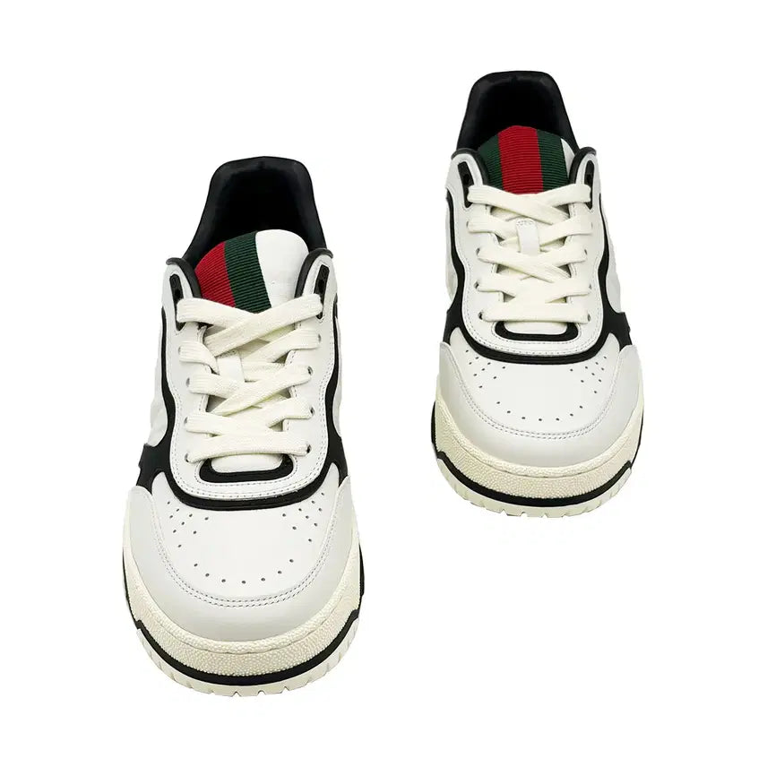 [BUNJANG] Gucci White Leather Web Sneakers / 구찌 Gucci 786186 화이트 레더 리웹 스니커즈 6