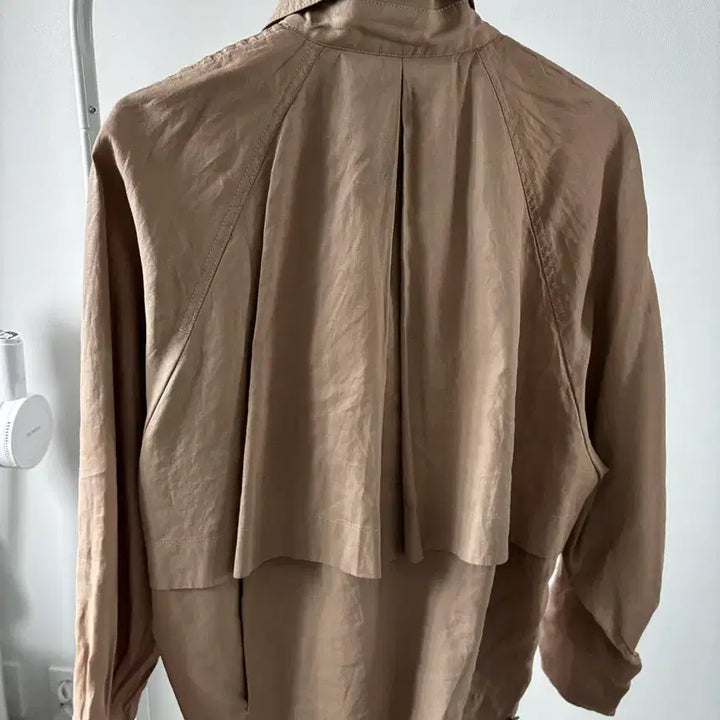 [BUNJANG] COS Linen Blend Short Trench Jacket XS Beige / COS 린넨 블렌드 숏 트렌치 자켓 XS 베이지