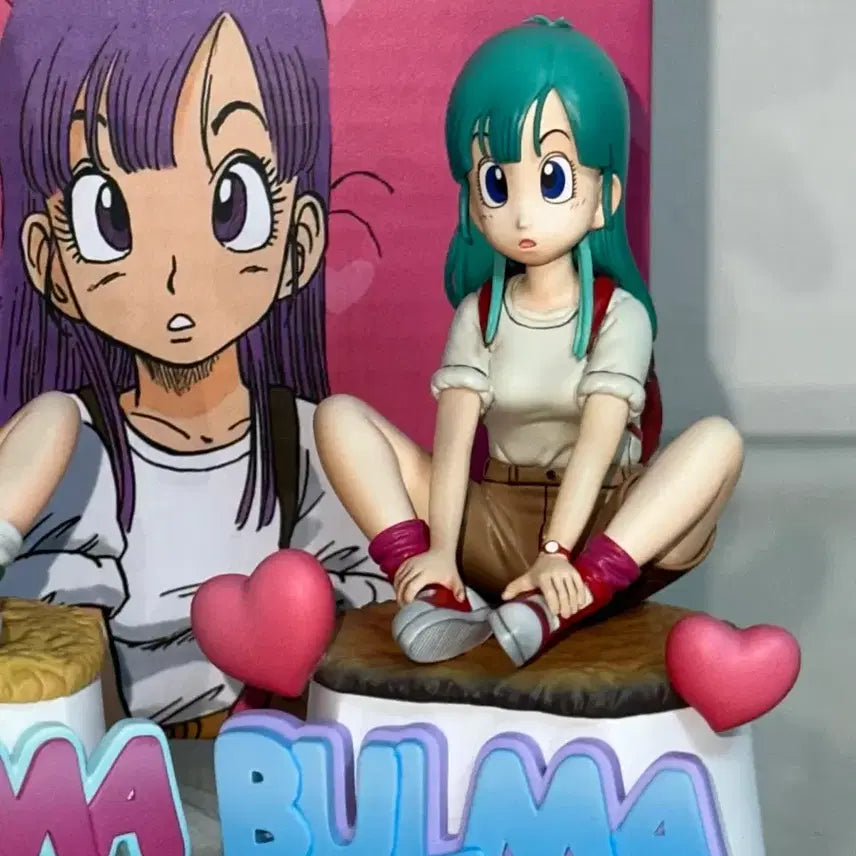 [BUNJANG] Tori Studio Bulma Blue Head Resin Statue / 드래곤볼 레진) tori studio 부르마(헤드색 블루)