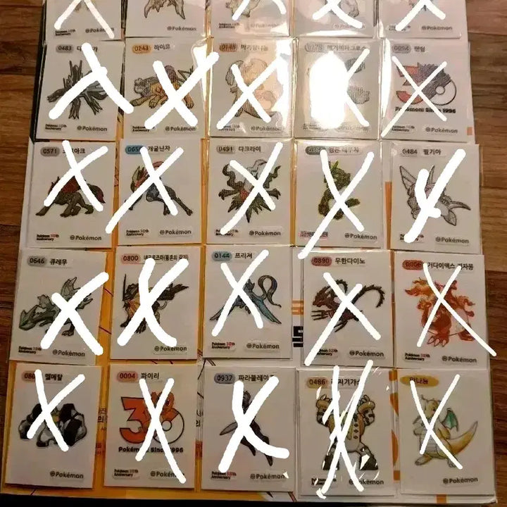 [BUNJANG] Pokemon Stickers / 포켓몬 띠부실