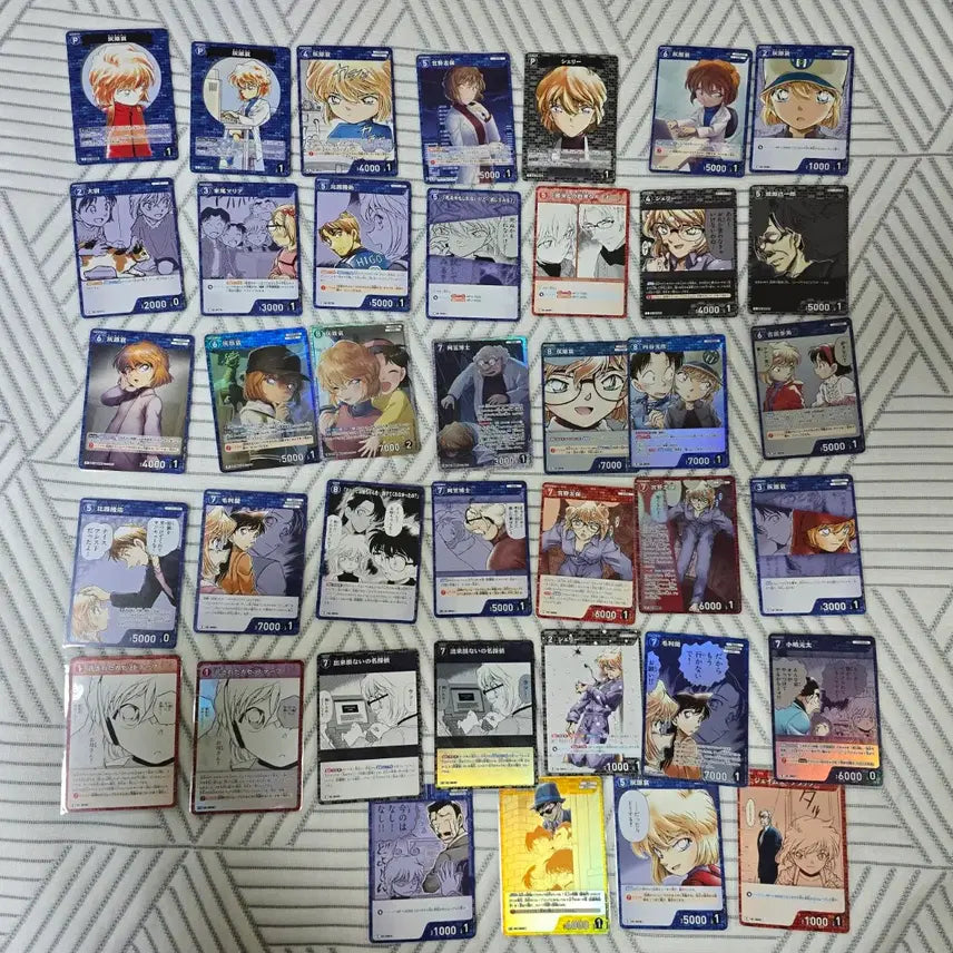 [BUNJANG] Detective Conan TCG Haibara Ai / Shiho Miyano Card Bundle Set / 명탐정코난 tcg 하이바라, 쉐리 카드 일괄 판매
