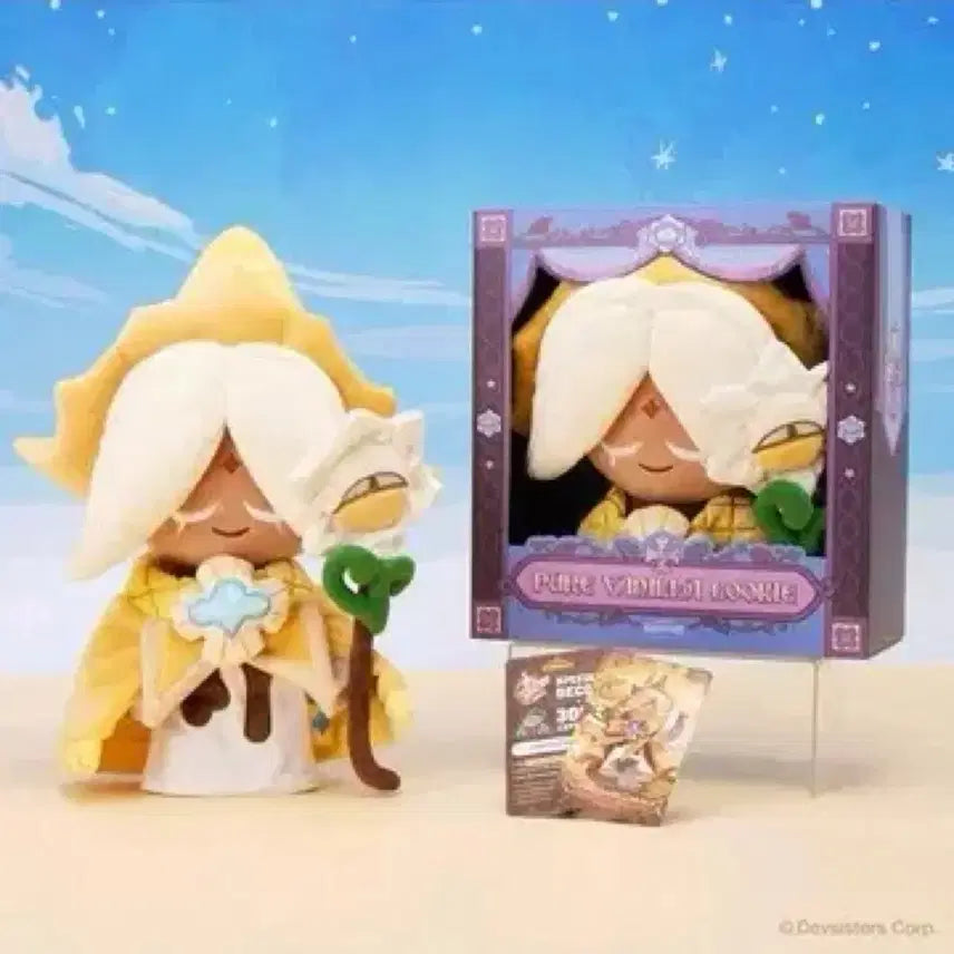 [BUNJANG] Cookie Run Kingdom Pure Vanilla Plush Toy (Sealed) / 쿠키런 킹덤 퓨어바닐라 인형 미개봉