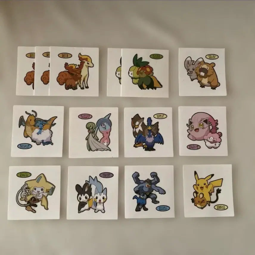 [BUNJANG] Pokemon Bread Stickers (Japanese Version) / 포켓몬빵 띠부실 일본버전