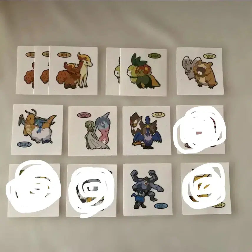 [BUNJANG] Pokemon Bread Stickers (Japanese Version) / 포켓몬빵 띠부실 일본버전