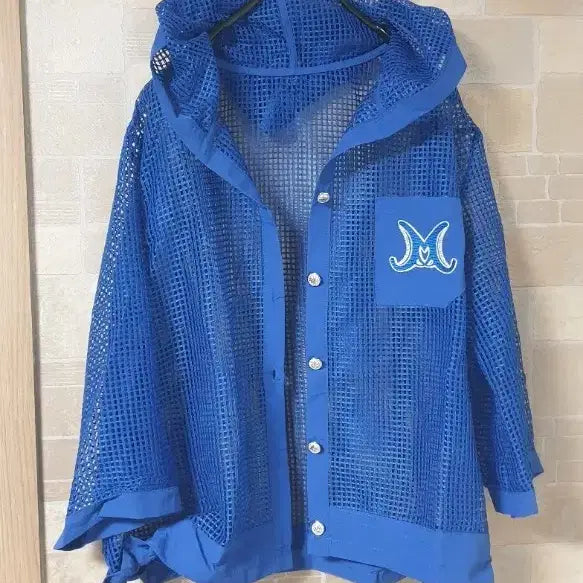 [SOLD OUT] 여성 파랑후드그물자켓(새옷)