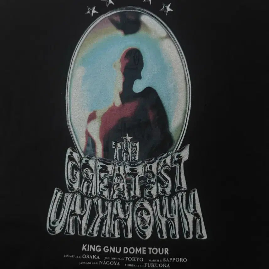 [BUNJANG] King Gnu Dome Tour T-Shirt Black / King Gnu Dome Tour 티셔츠 더그언 티 킹누 블랙