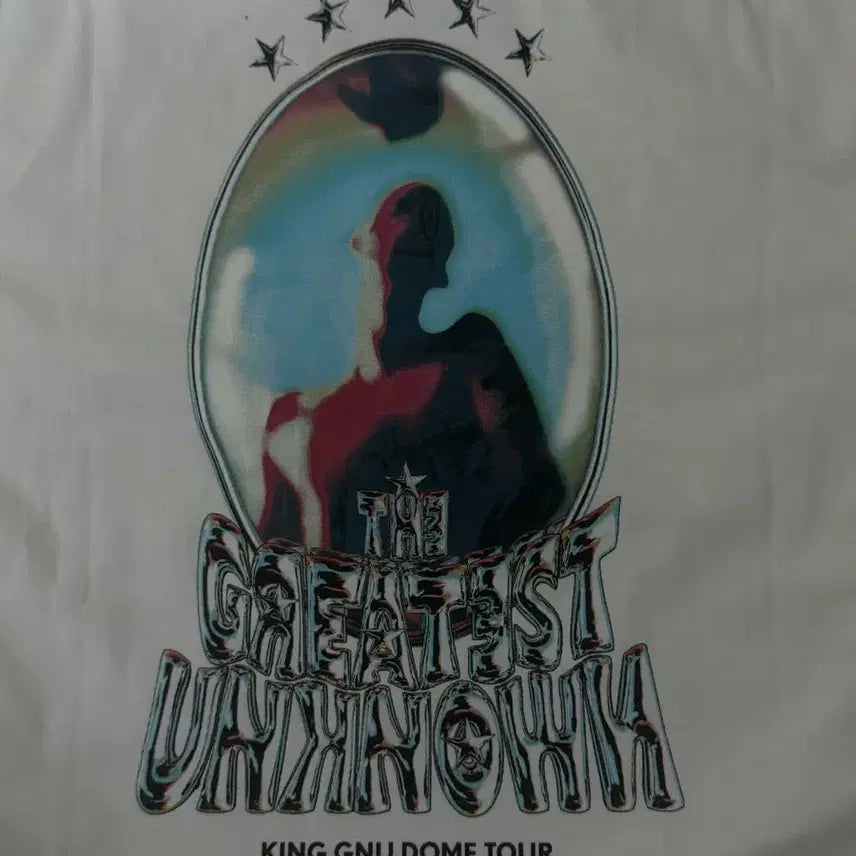 [BUNJANG] King Gnu The Greatest Journey Dome Tour T-Shirt White / 킹누 더그언 돔 투어 반팔 티셔츠 화이트