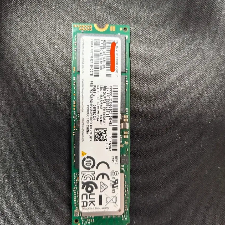 [SOLD OUT] (1TB) PM981a M.2 NVME SSD