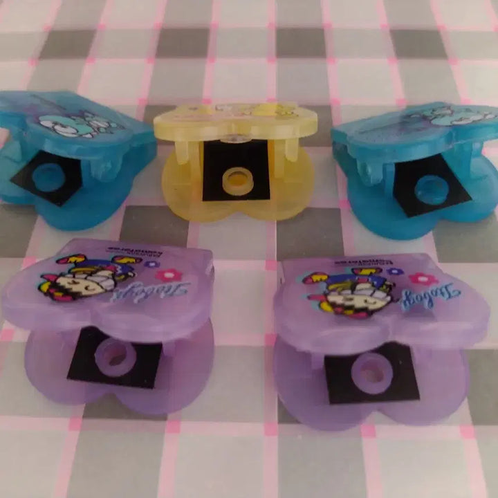 [BUNJANG] Hoo-bee Pincer Clip (Tteobeogi Dino) / Old Barunson Stationery Goegolguri Ricky / 추억의 떠버기 헬로디노 부비 집게 / 고전 바른손 문구 개골구리 리키