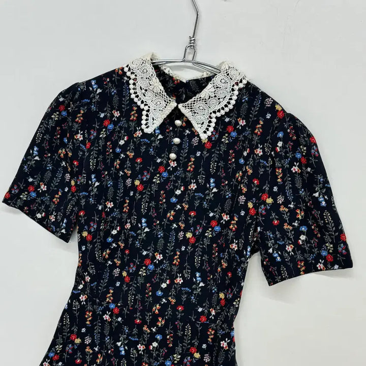 [SOLD OUT] PLASTIC ISLAND 플라스틱 아일랜드 플라워 미니 원피스
