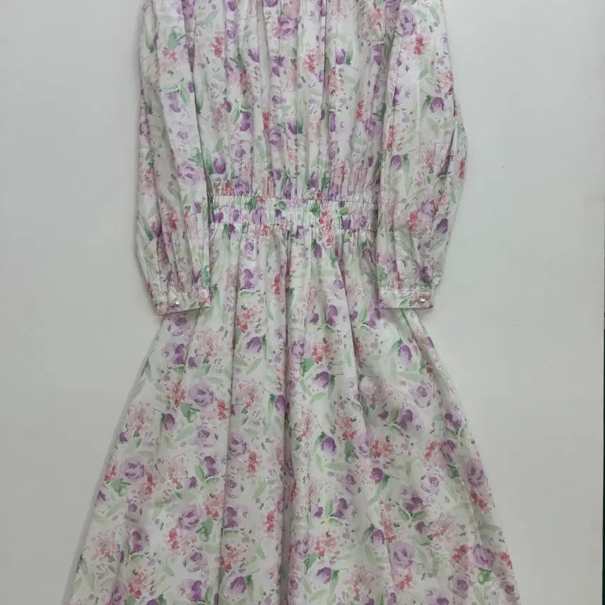[SOLD OUT] LEELIN 플라워 롱 원피스