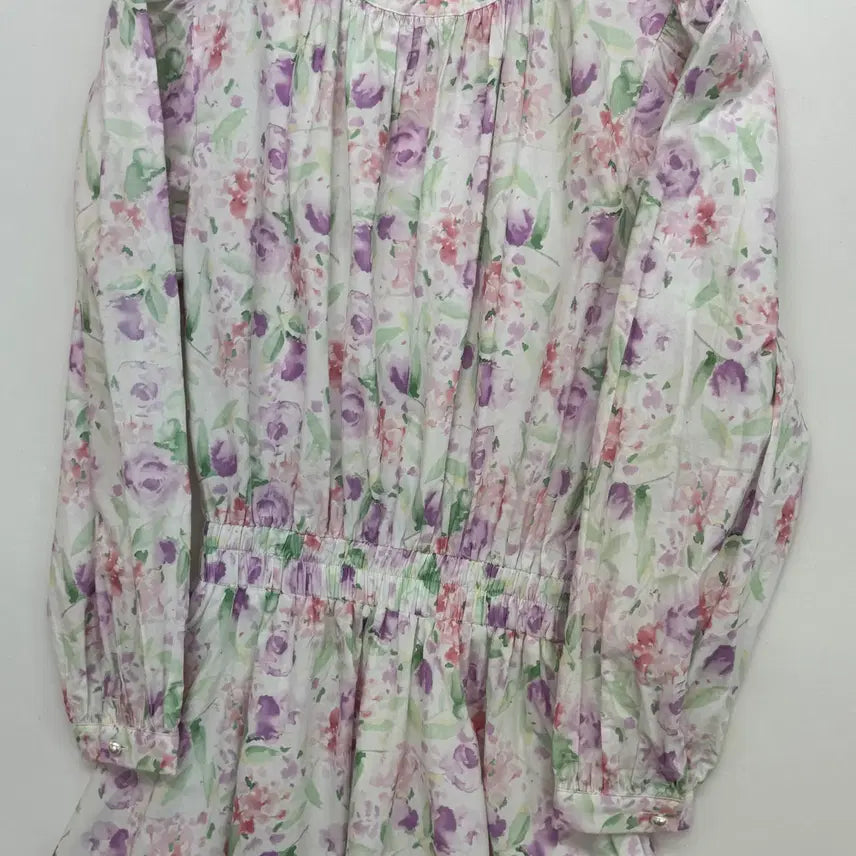 [SOLD OUT] LEELIN 플라워 롱 원피스