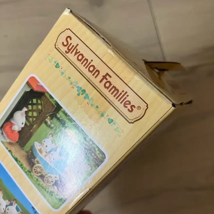 [BUNJANG] Sylvanian Families Chocolate Rabbit Twins &amp; Stroller Set (Model 5432) / 실바니안 패밀리 초콜릿 토끼 쌍둥이 &amp; 유모차 (품번 5432)