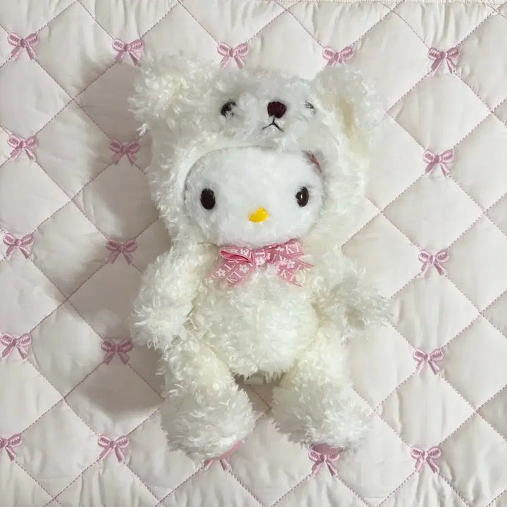 [BUNJANG] Sanrio Hello Kitty Gal Deco Plush Doll (2002) / 갸루 방꾸 미소녀 키티 헬로키티 인형 곰돌이 고전