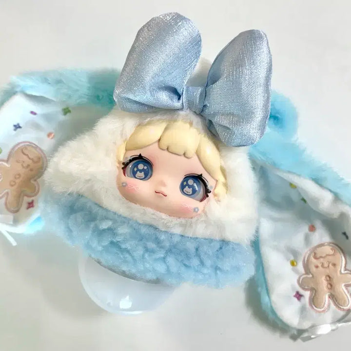 [BUNJANG] Dallim Doll Lamp Mood Light, Cotton Candy Sky Blue (Rechargeable) / 달림 인형 조명 무드등 솜사탕 하늘색(충전식)