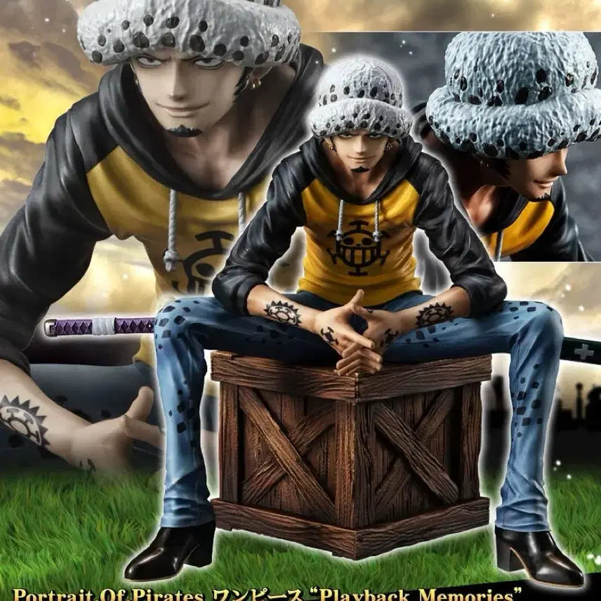 [BUNJANG] POP Playback Memories Trafalgar Law One Piece Resin Figure / POP 플레이백 메모리즈 트라팔가 로우 원피스 레진 피규어 칠무해 삼선장