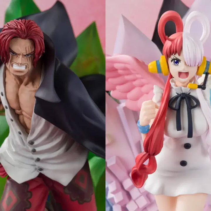 [BUNJANG] ArtsZero Shanks &amp; Uta One Piece Film Red Figure Bundle / [노박스] 아츠제로 샹크스, 우타 원피스 필름레드 극장판 피규어 피겨아츠