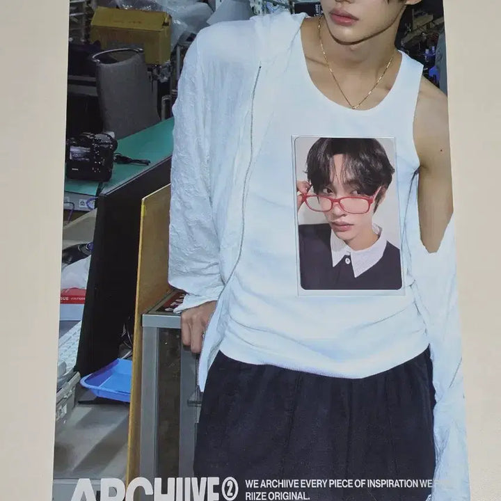 [BUNJANG] RIIZE Archive Popup Wonbin 1st Week Entry Photocard Poster Keyring / 라이즈 아카이브 팝업 원빈 1주차 입장 포카 포스터 키링