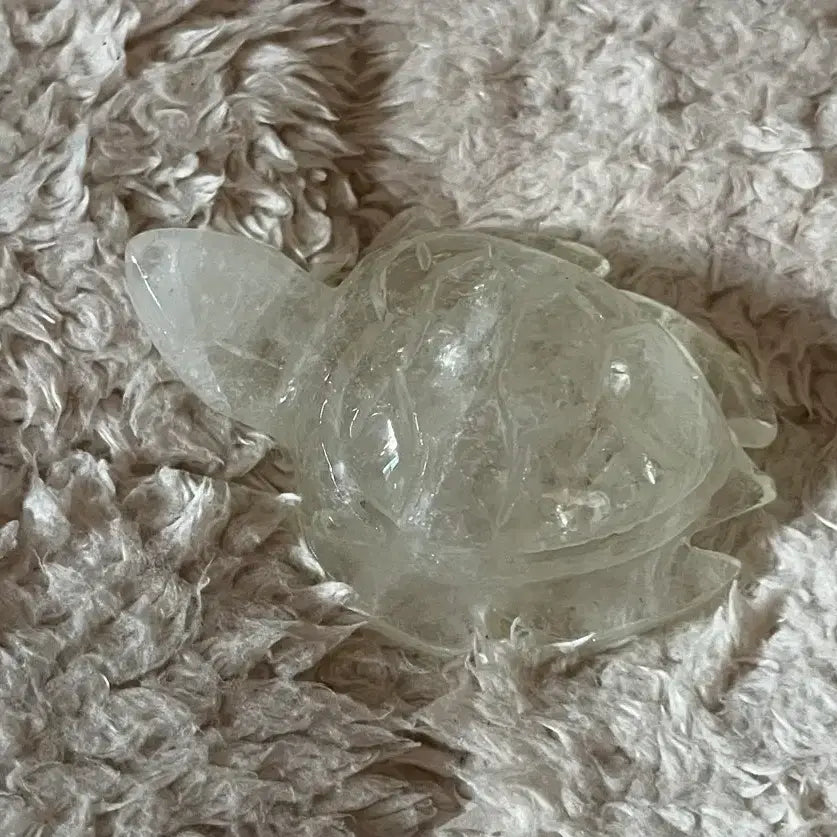 [BUNJANG] Natural Citrine Quartz Turtle Carving / 천연원석 시트린 쿼츠 거북 카빙 원석 거북이 레몬 황수정 천연석 크리스탈