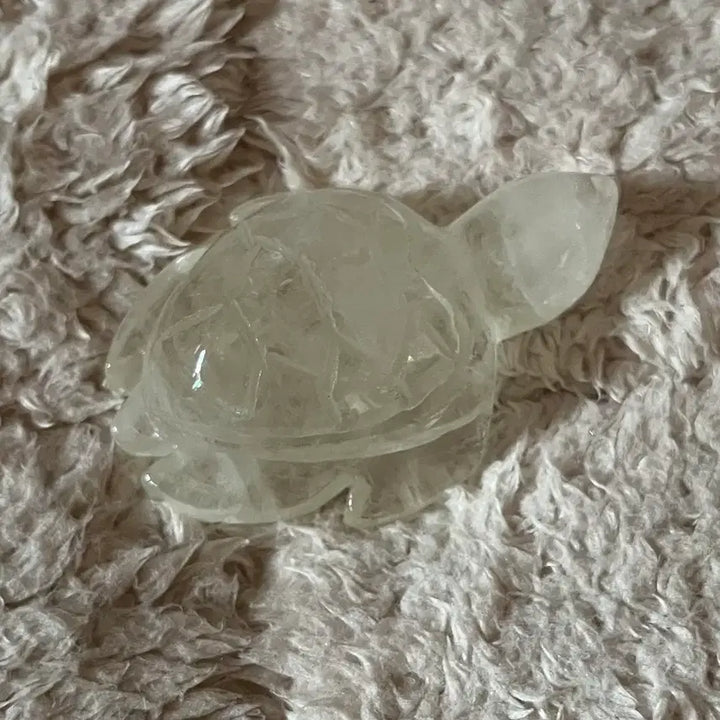 [BUNJANG] Natural Citrine Quartz Turtle Carving / 천연원석 시트린 쿼츠 거북 카빙 원석 거북이 레몬 쿼츠 천연석 크리스탈