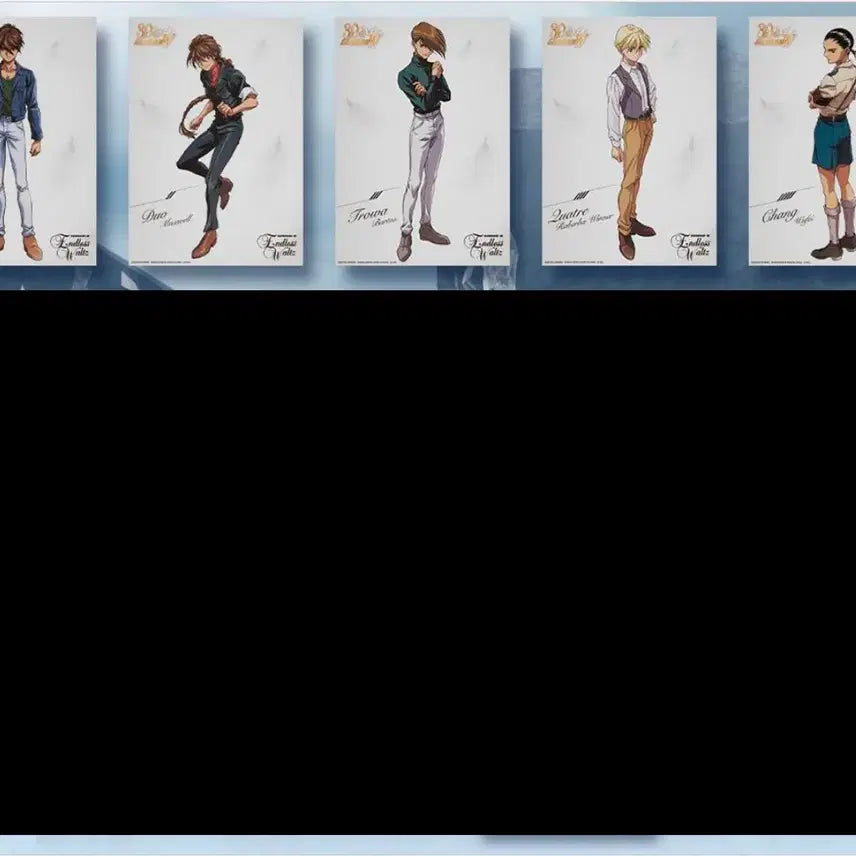 [BUNJANG] Ichiban Kuji Gundam Wing G Award Poster Set (5 Types) / 제일복권 건담W 윙건담 G상 포스터 5종