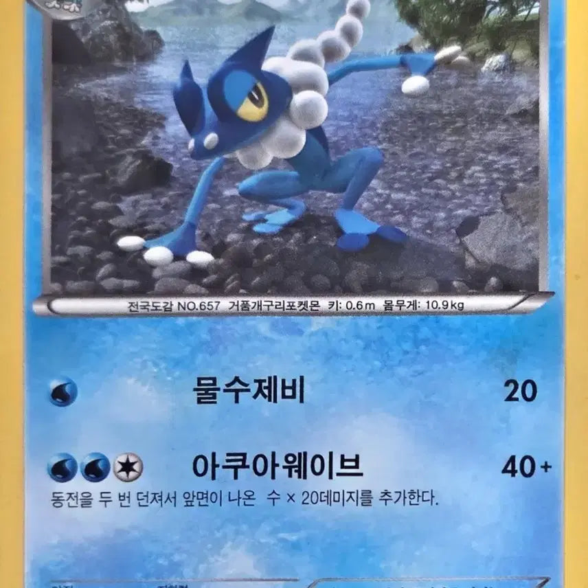 [BUNJANG] Greninja Pokémon Card / 개굴반장 포켓몬 카드