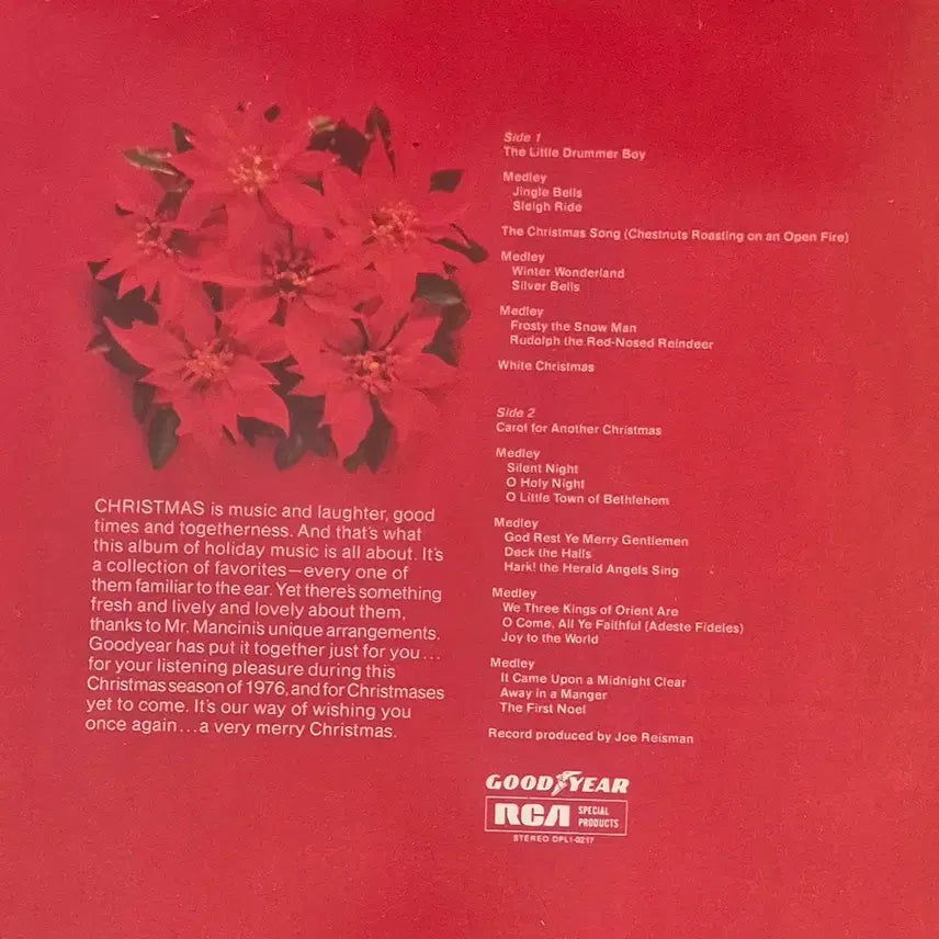 [SOLD OUT] Mancini Moods at Christmastime 헨리 멘시니 LP