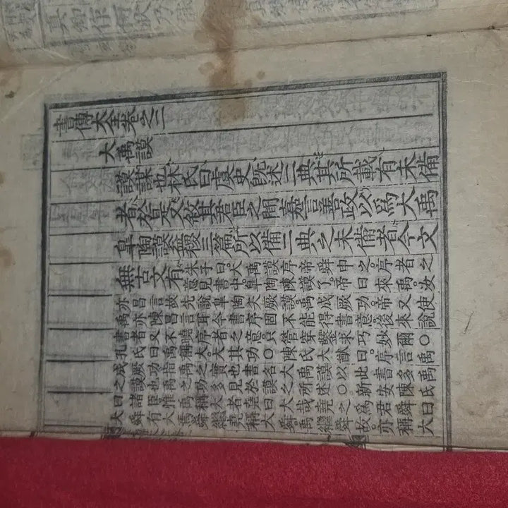 [BUNJANG] Seojeon Daejeon, Volume 2 (Daewumo, Goyaomo, Ikjik) - Complete / [조선 고서] 서전대전.권2 (대우모.고요모.익직) | 낙장 없는 완