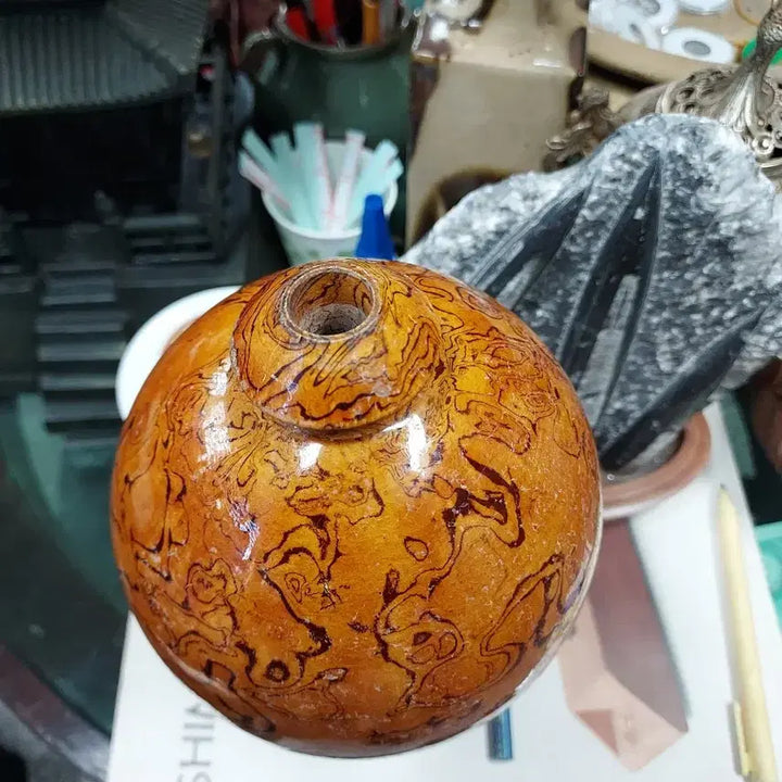 [BUNJANG] Chinese Interlocking Glaze Porcelain Vase / 연리문 중국도자기