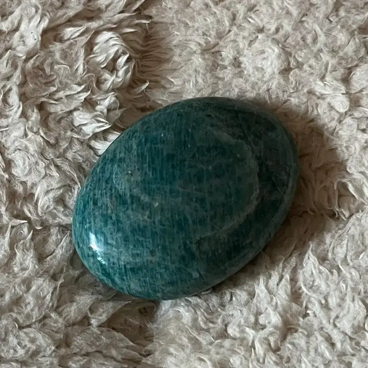 [BUNJANG] Amazonite Palm Stone Natural Gemstone / 천연원석 아마조나이트 팜스톤 원석