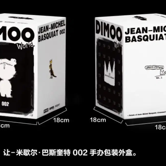 [BUNJANG] Pop Mart DIMOO Jean-Michel Basquiat Collaboration Handmade Large Kidult Figure / 팝마트 디무 장 미쉘 바스키아 콜라보 핸드 메이드 대형 키덜트 DIMOO