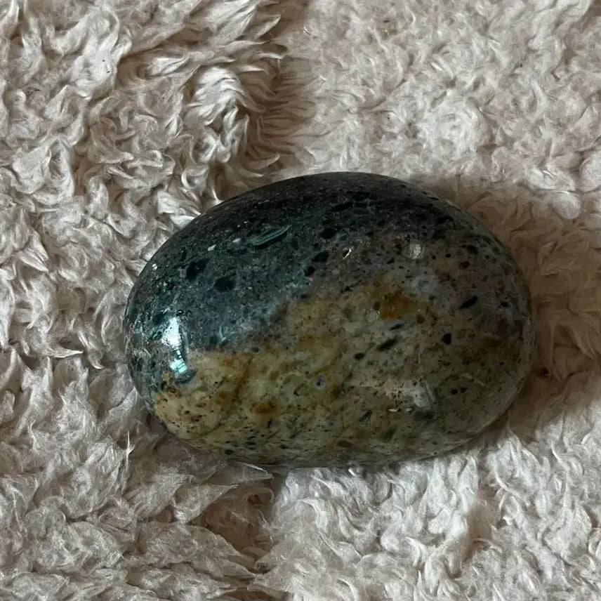 [BUNJANG] Amazonite Ocean Jasper Palm Stone / 천연원석 아마조나이트 오션재스퍼 해양마노 팜스톤 원석 천연석