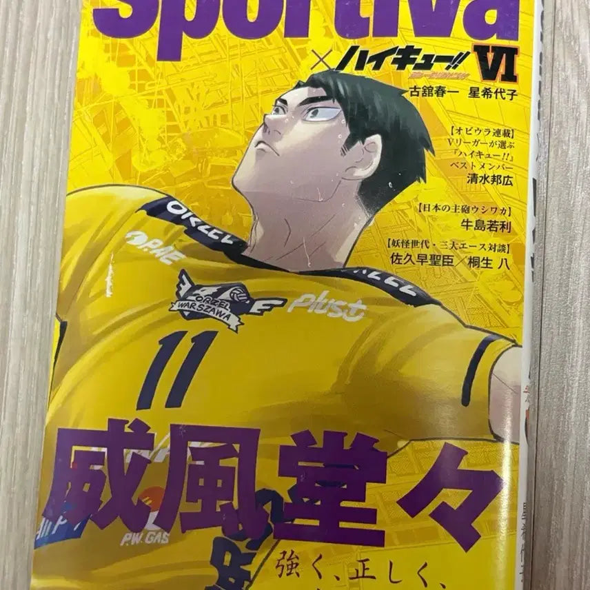 [BUNJANG] Haikyuu!! Ushijima Wakatoshi Magazine Cover / 하이큐 스포티바 우시지마 표지