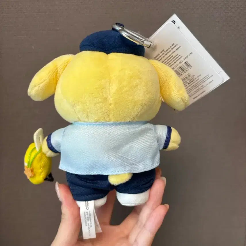 [BUNJANG] Sanrio Pom Pom Purin School Uniform Mascot Plush New / 폼폼푸린 교복 마스코트 인형 새상품