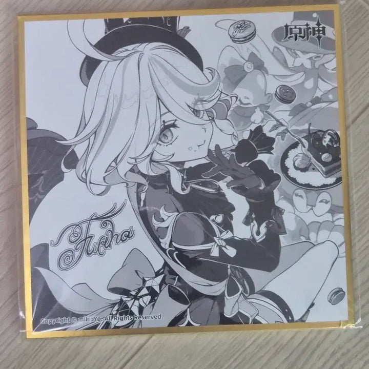 [BUNJANG] Genshin Impact Furina Festival Shikishi / 원신 푸리나 fes 색지
