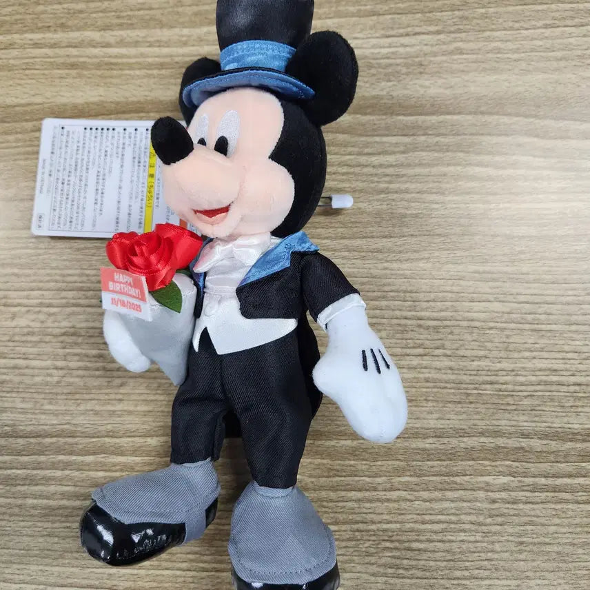 [BUNJANG] Tokyo Disneyland Mickey Mouse 97th Birthday Commemorative Plush Doll 24cm / 도쿄 디즈니랜드 미키 생일축하 인형